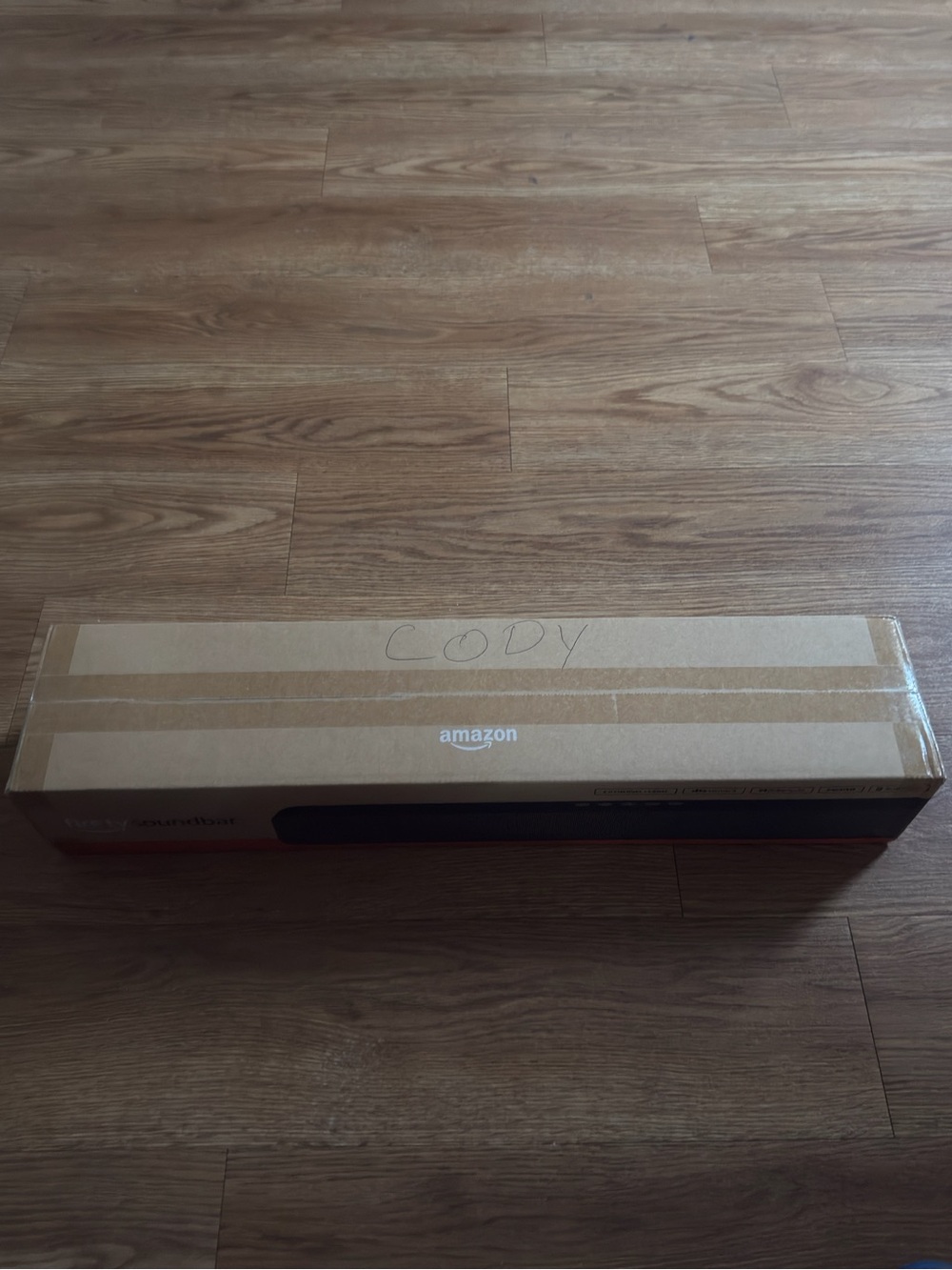 Amazon Essentials Black Soundbar in Retail Box
